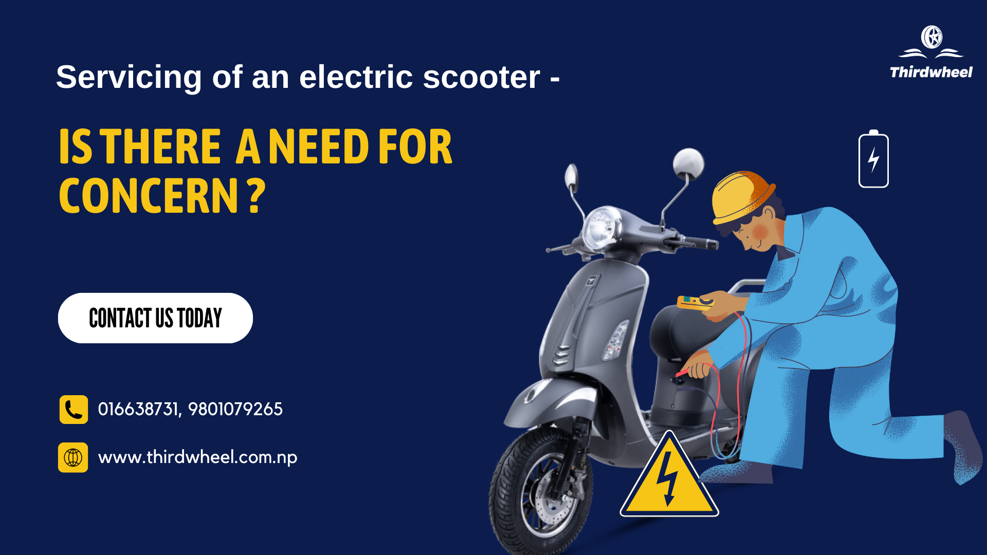 Expert Electric Scooter and Bike Maintenance: Enhancing Your Ride with Third Wheel Pvt Ltd in Kathmandu Valley